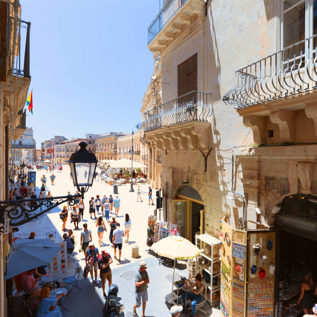 Hotel il Duomo Siracusa vista di via Cavour